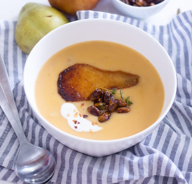 Soupe aux Patates Douces et aux Poires